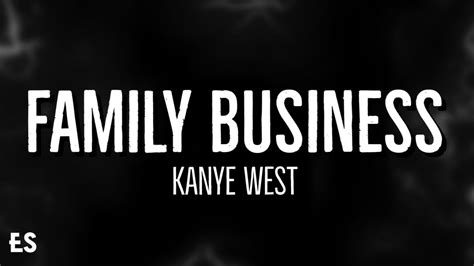 family business kanye meaning|family business kanye west download.